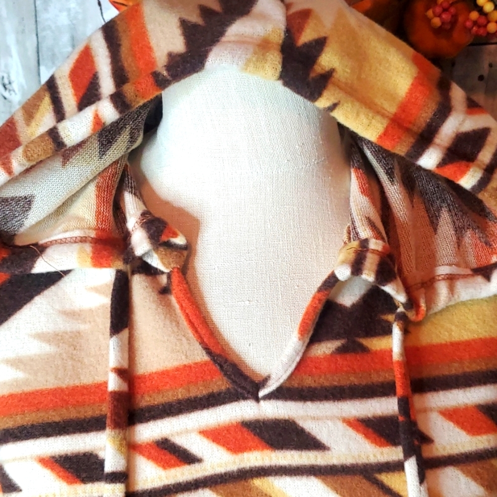 Aztec Hoodie Sweatshirt